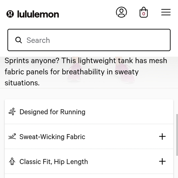 Lululemon Sculpt Tank Size 0 White Mesh Back NWT - Picture 11 of 11